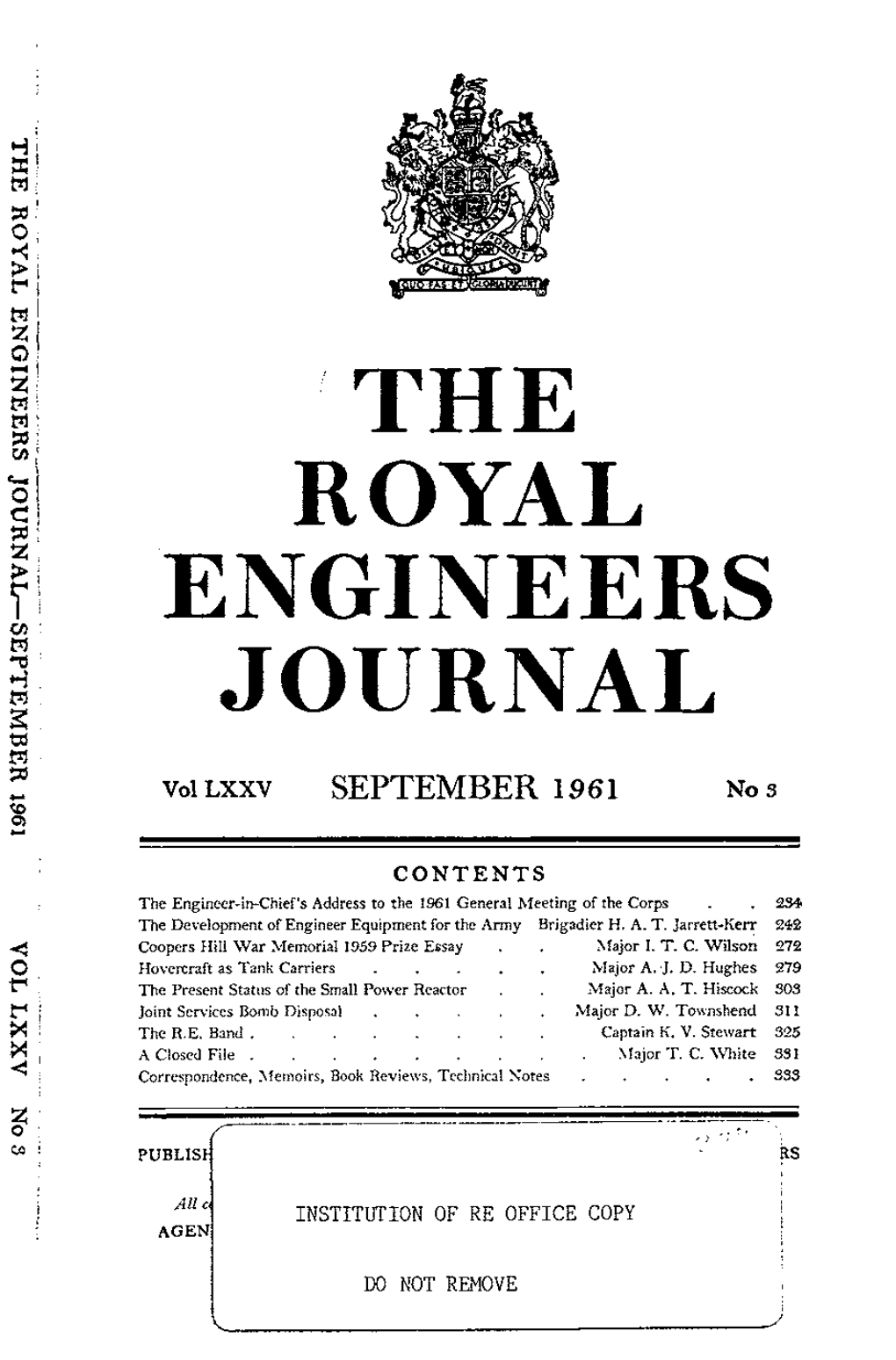 Royal Engineers Journal