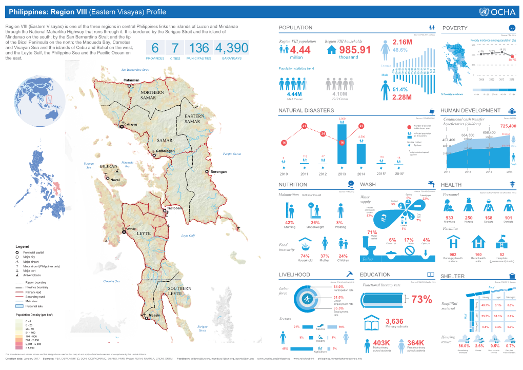 PDF | 3.39 MB | Region VIII (Eastern Visayas) Profile