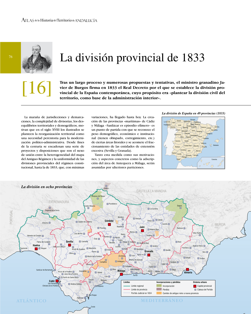 La División Provincial De 1833