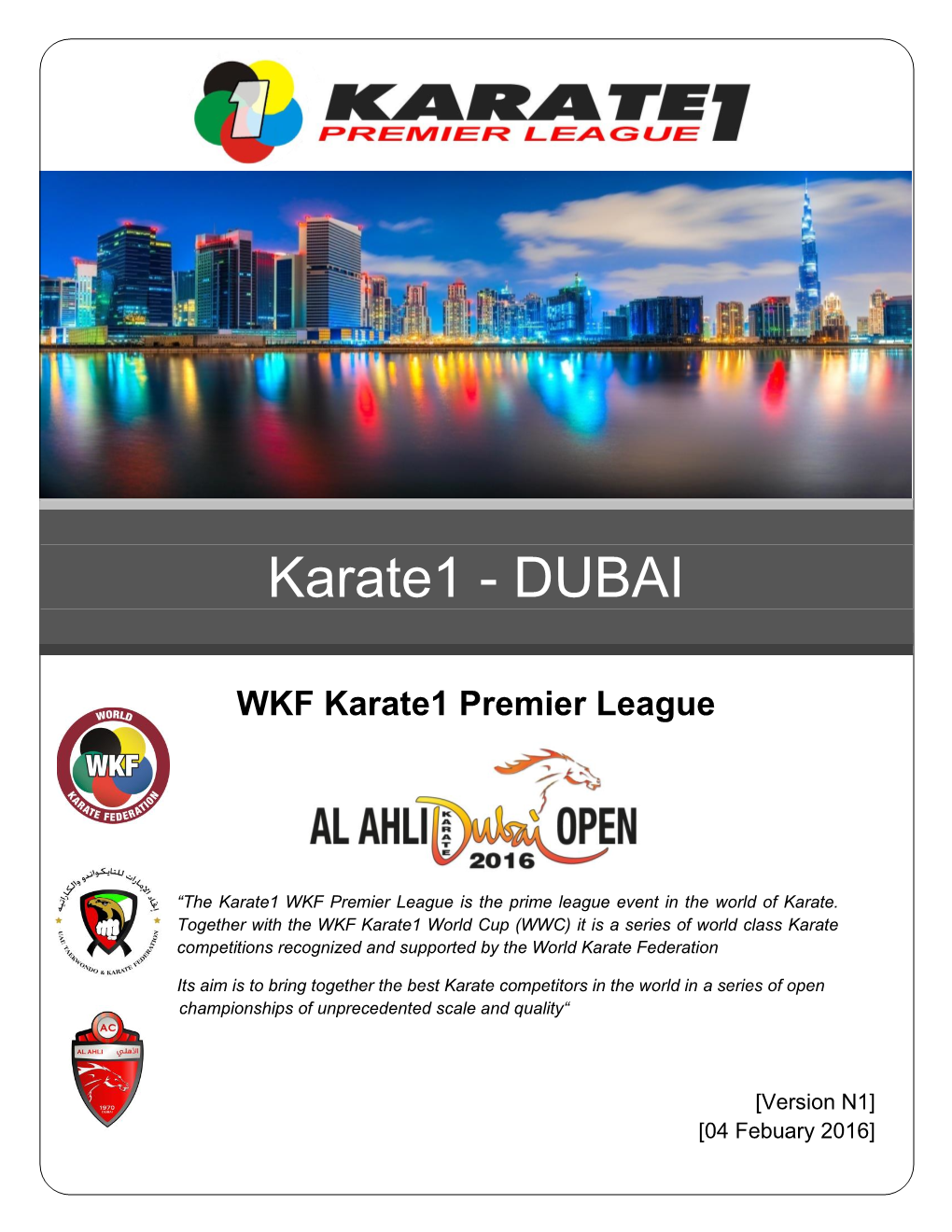 Karate1 - DUBAI