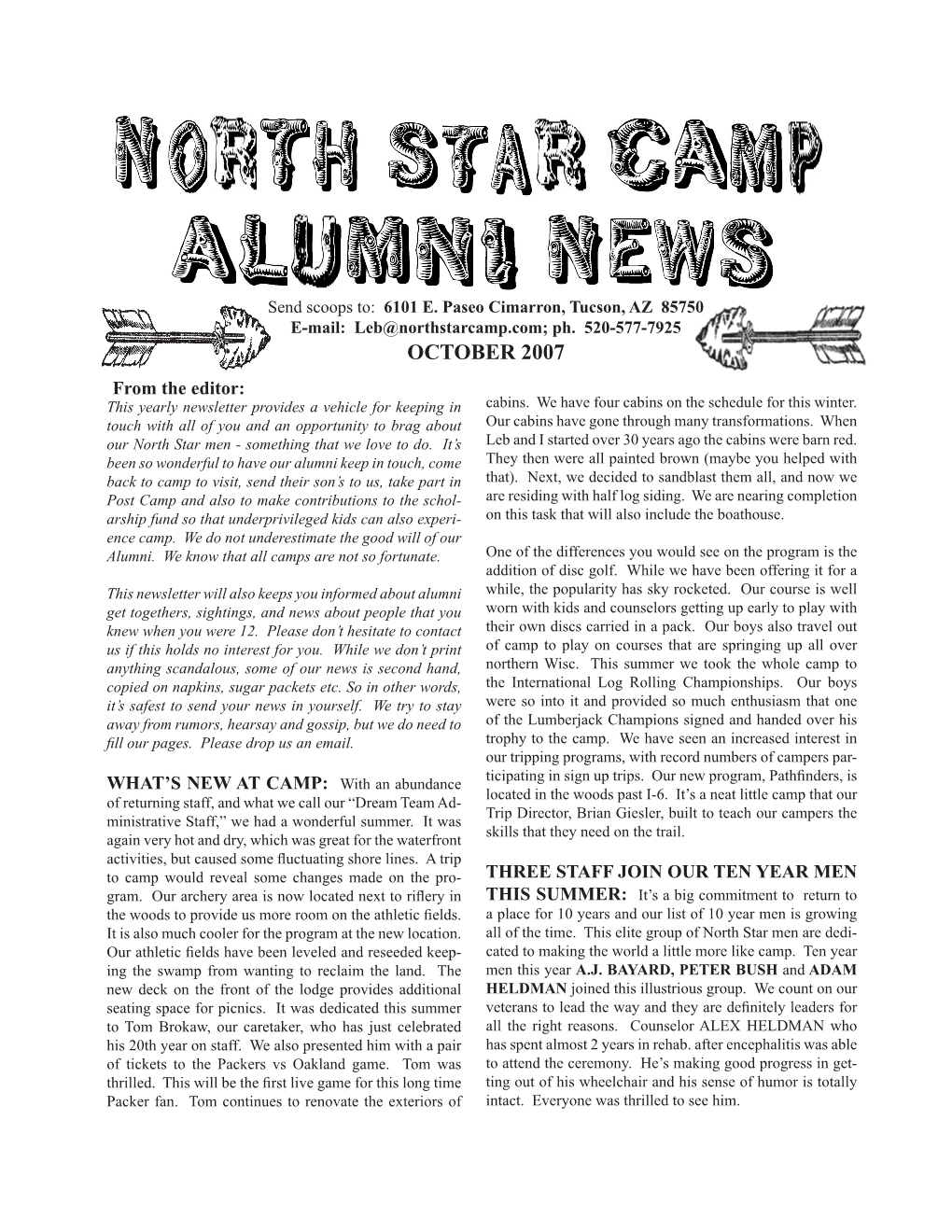 Alumni News 2007.Indd