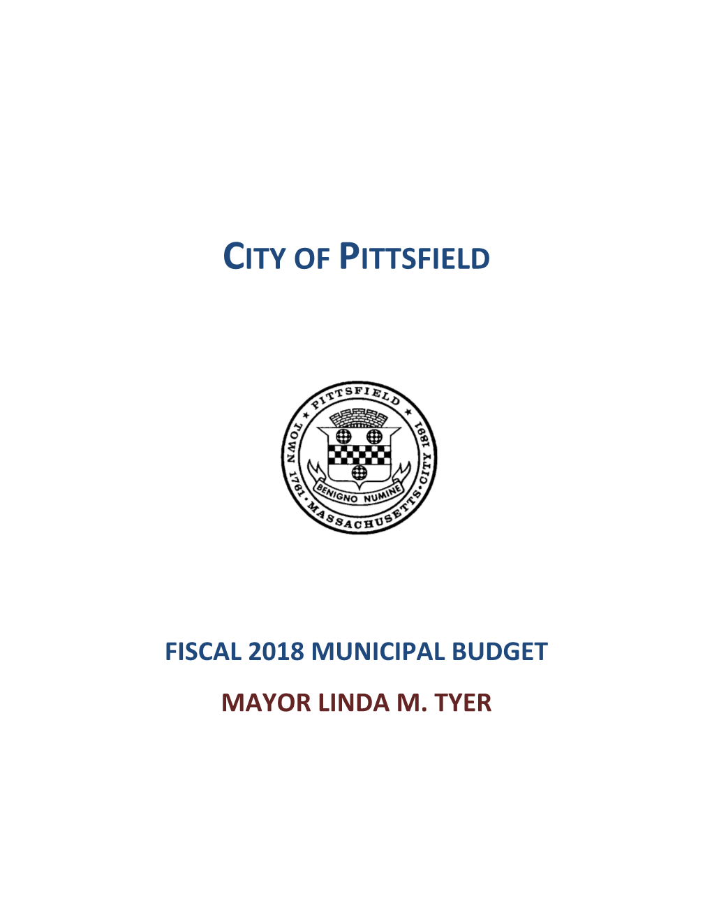 Fiscal 2018 Municipal Budget