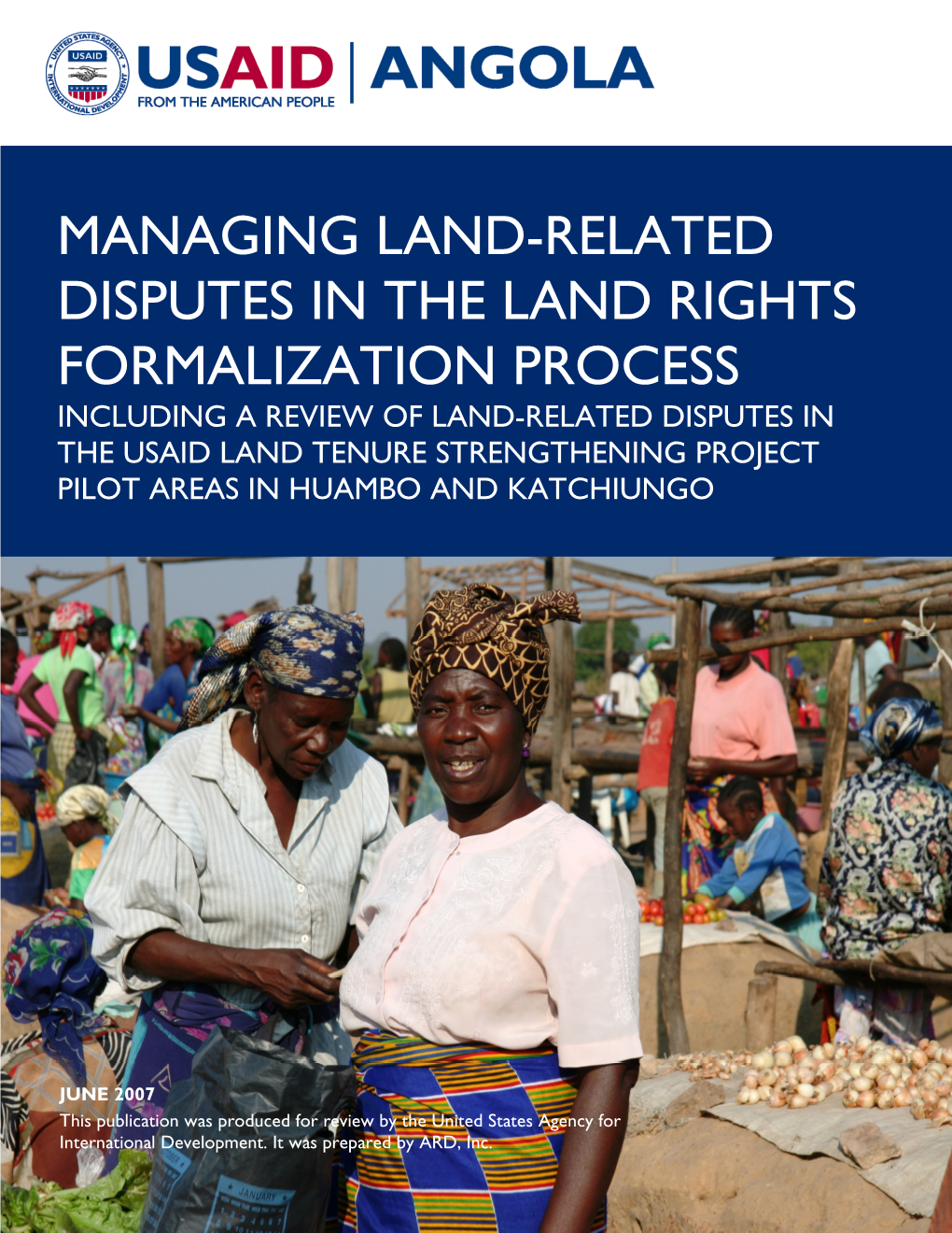 Managing Land-Related Disputes in the Land Rights