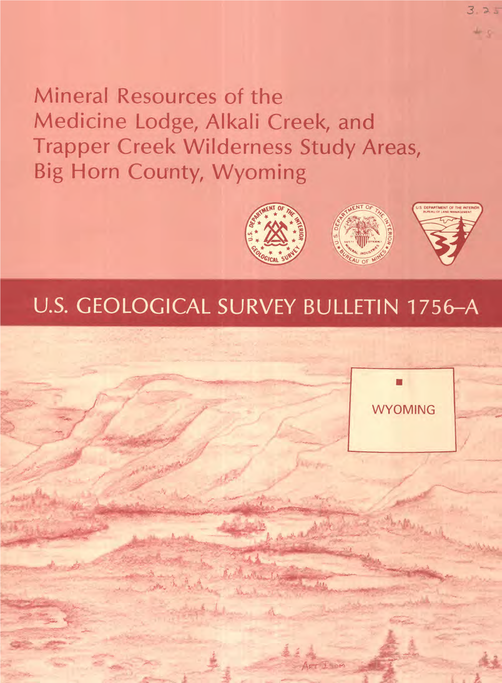 Mineral Resources of the Medicine Lodge, Alkali Creek, and Trapper Creek Wilderness Study Areas, Big Horn County, Wyoming