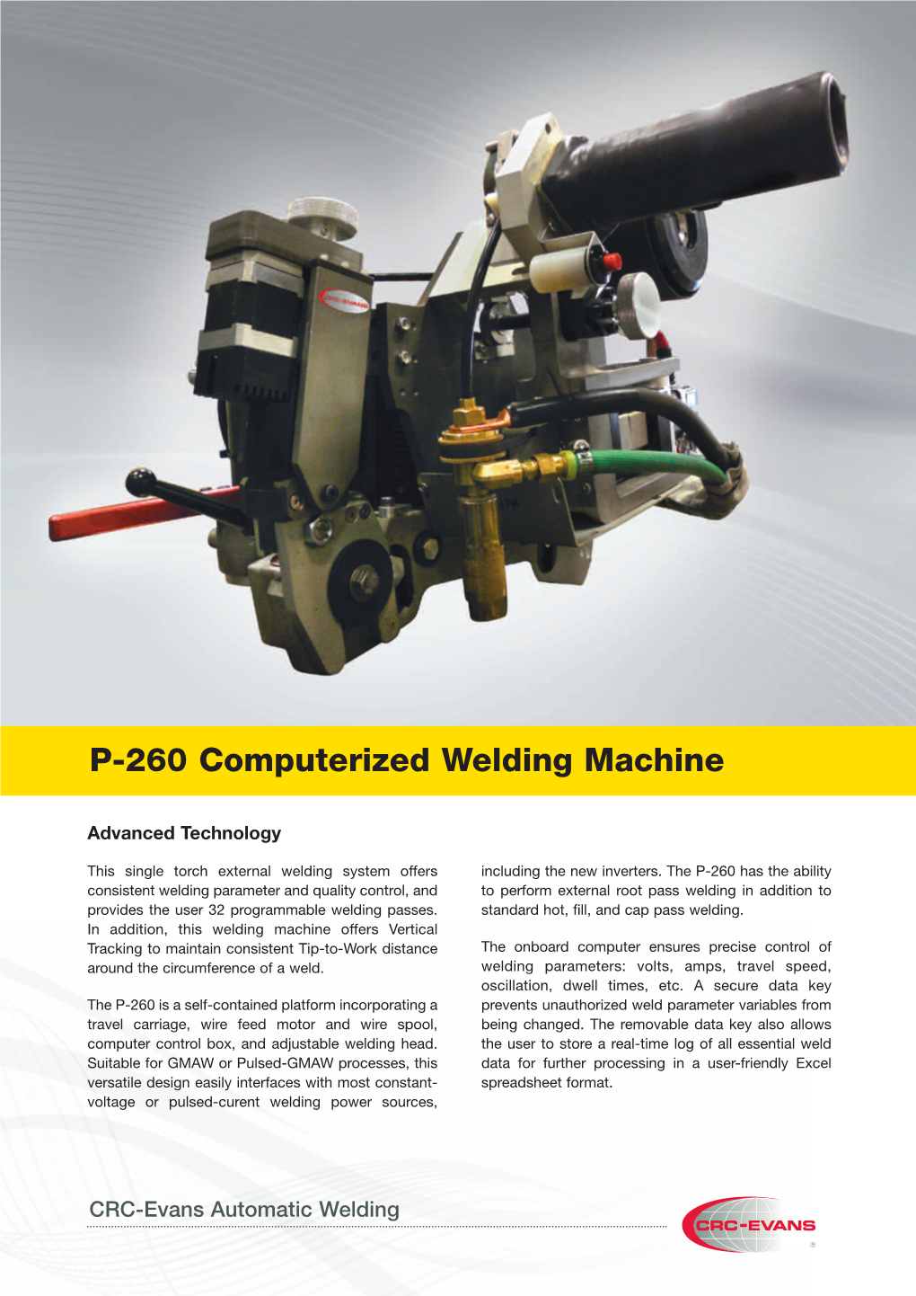 P-260 Computerized Welding Machine