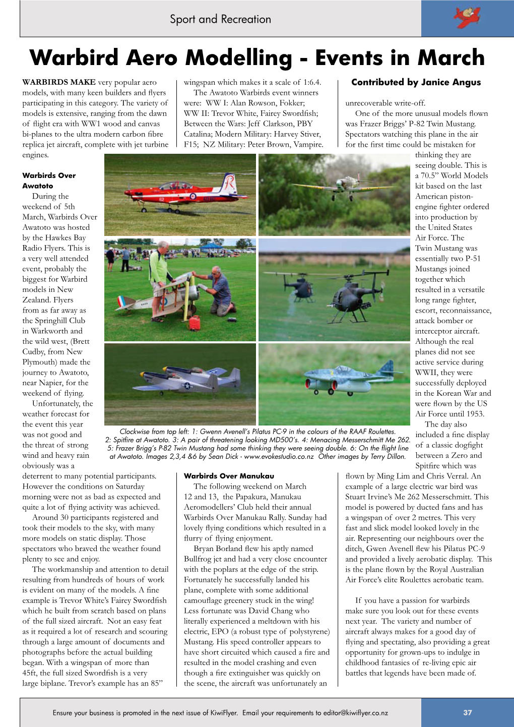 Warbird Aero Modelling - Events in March