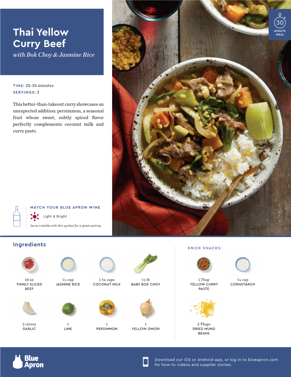 Thai Yellow Curry Beef