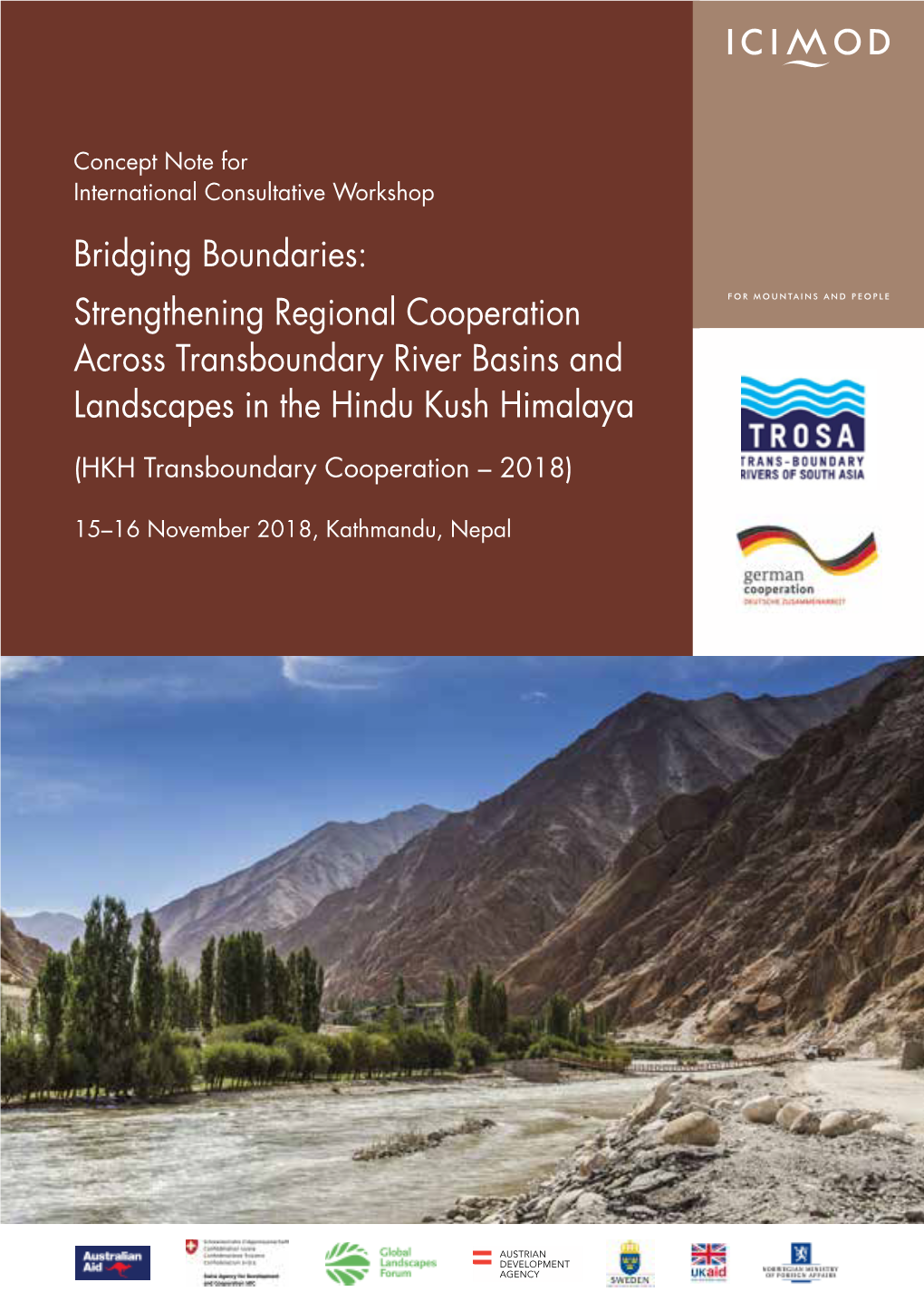 Strengthening Regional Cooperation Across Transboundary River Basins and Landscapes in the Hindu Kush Himalaya