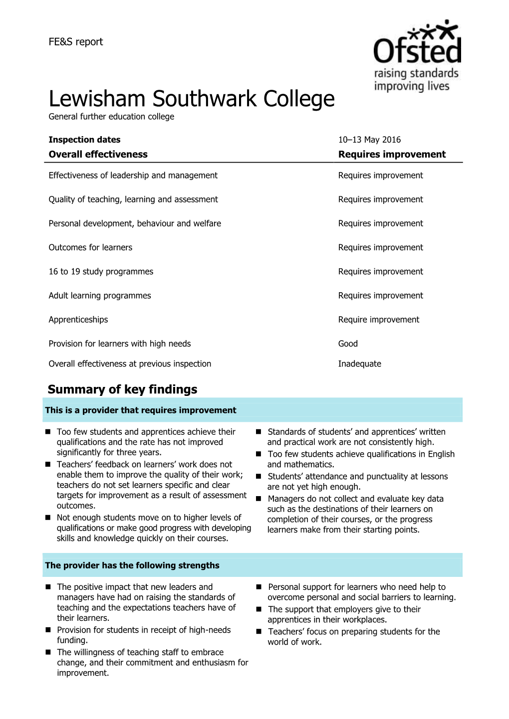 Lewisham Southwark College General Further Education College