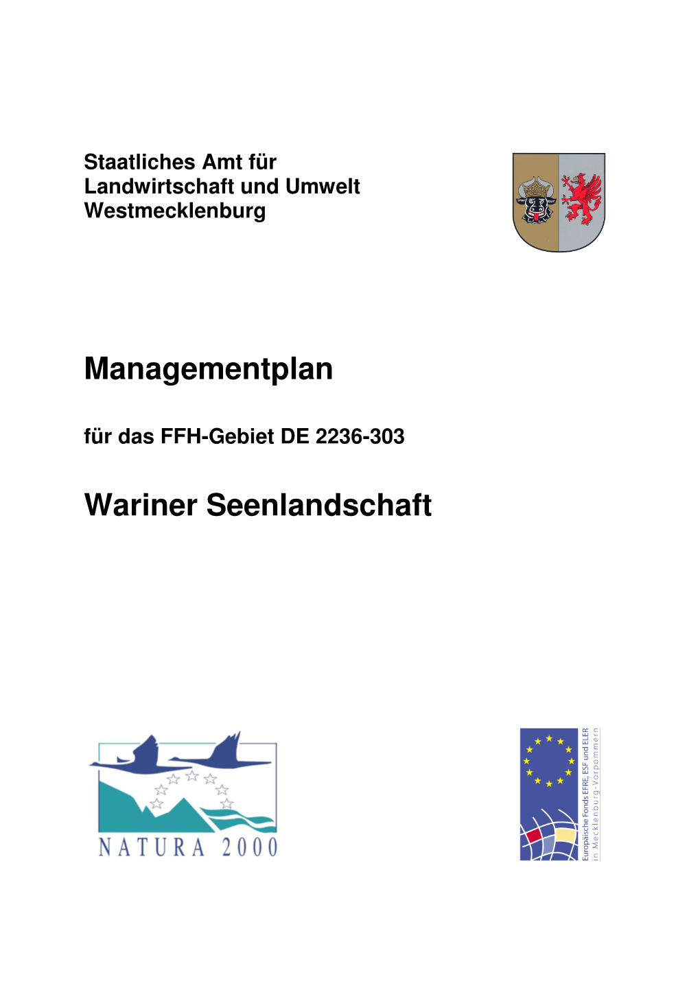 Managementplan Wariner Seenlandschaft