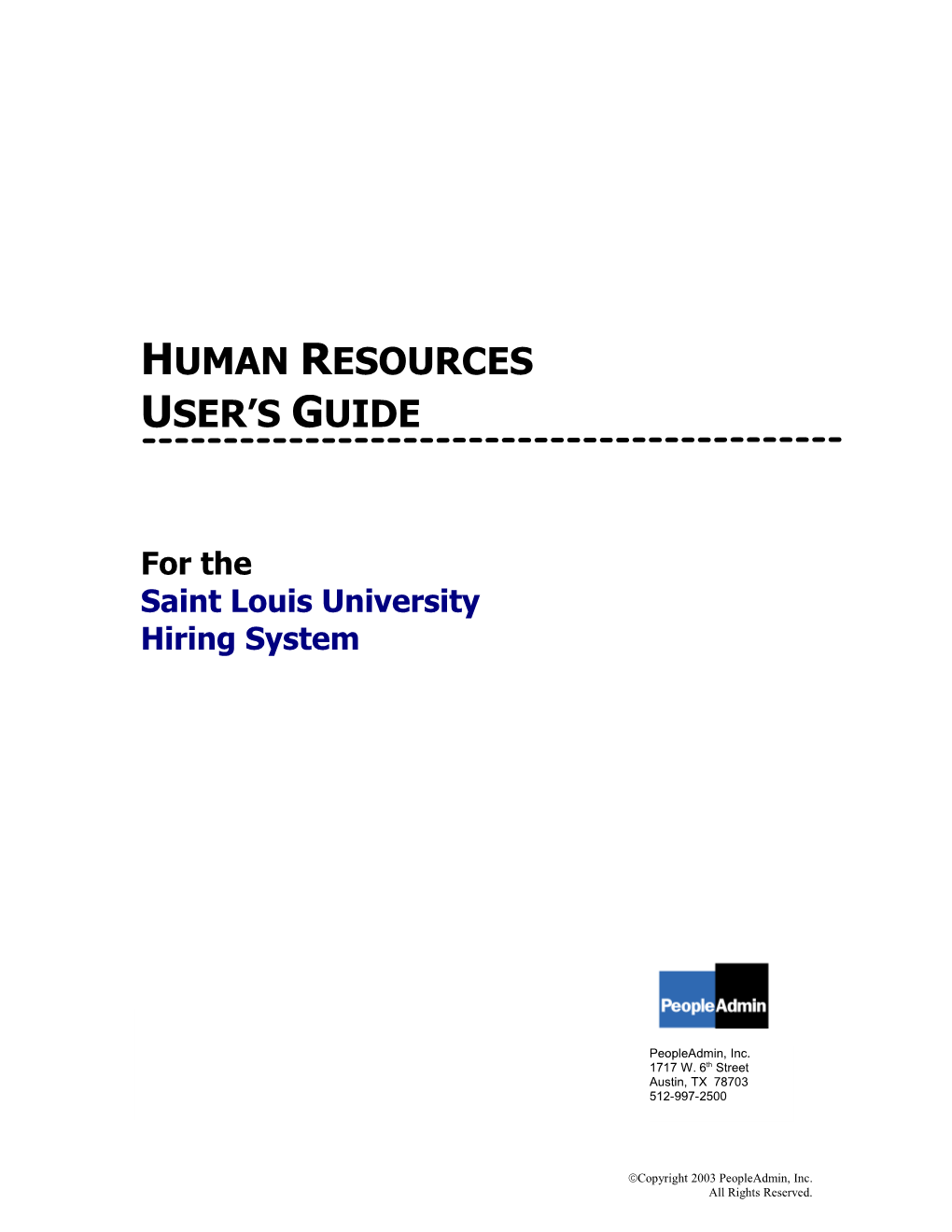 Human Resources