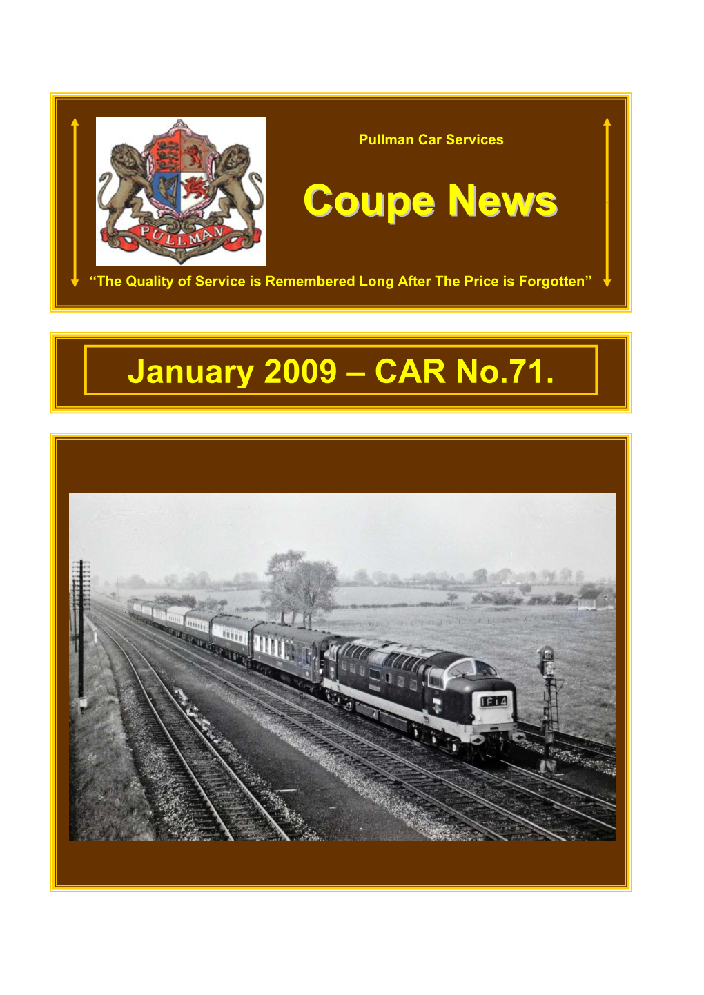 Coupe News No: 71