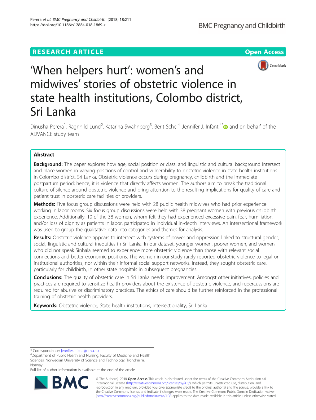 Women's and Midwives' Stories of Obstetric Violence in State Health