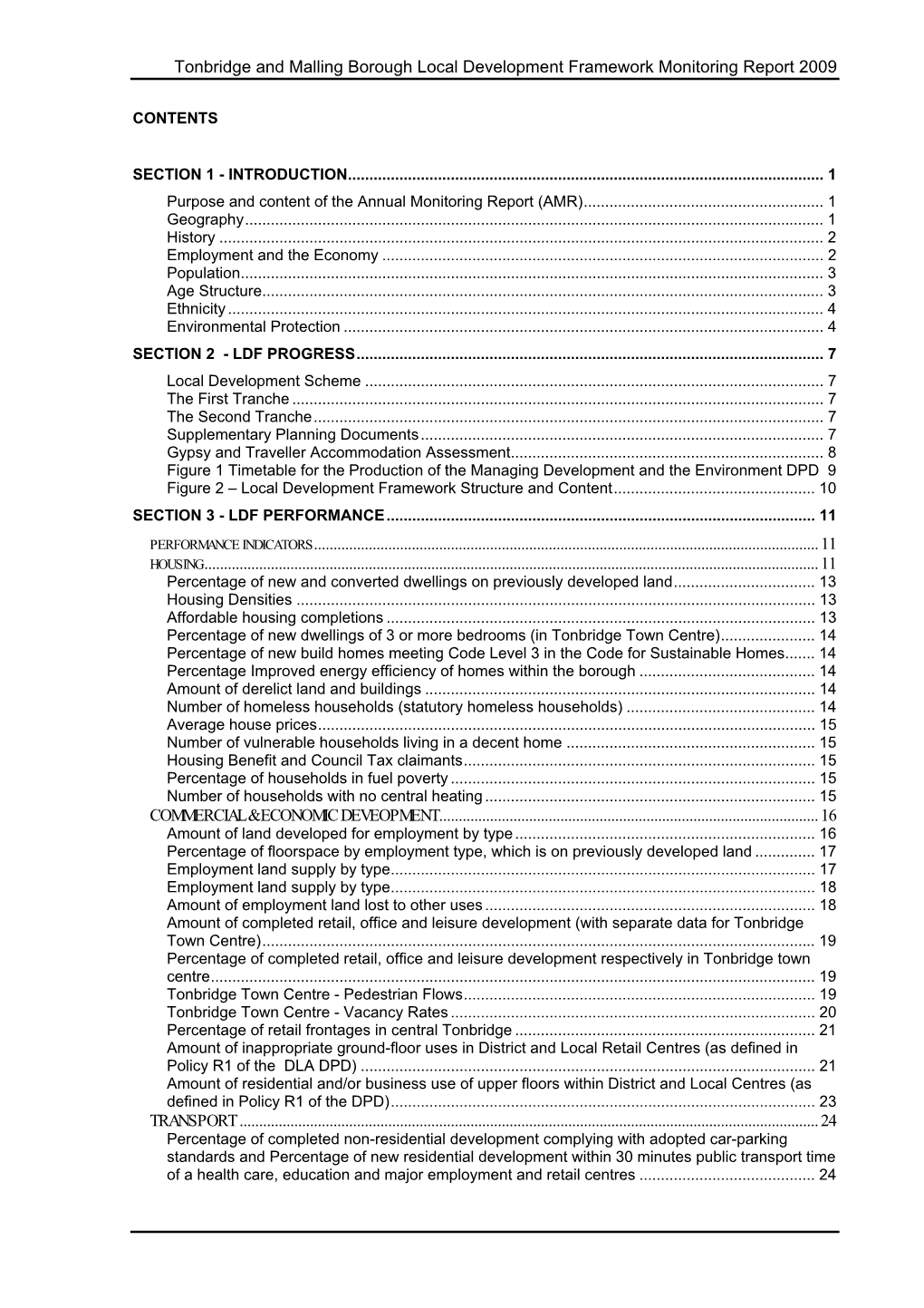 Annual Monitoring Report (AMR)