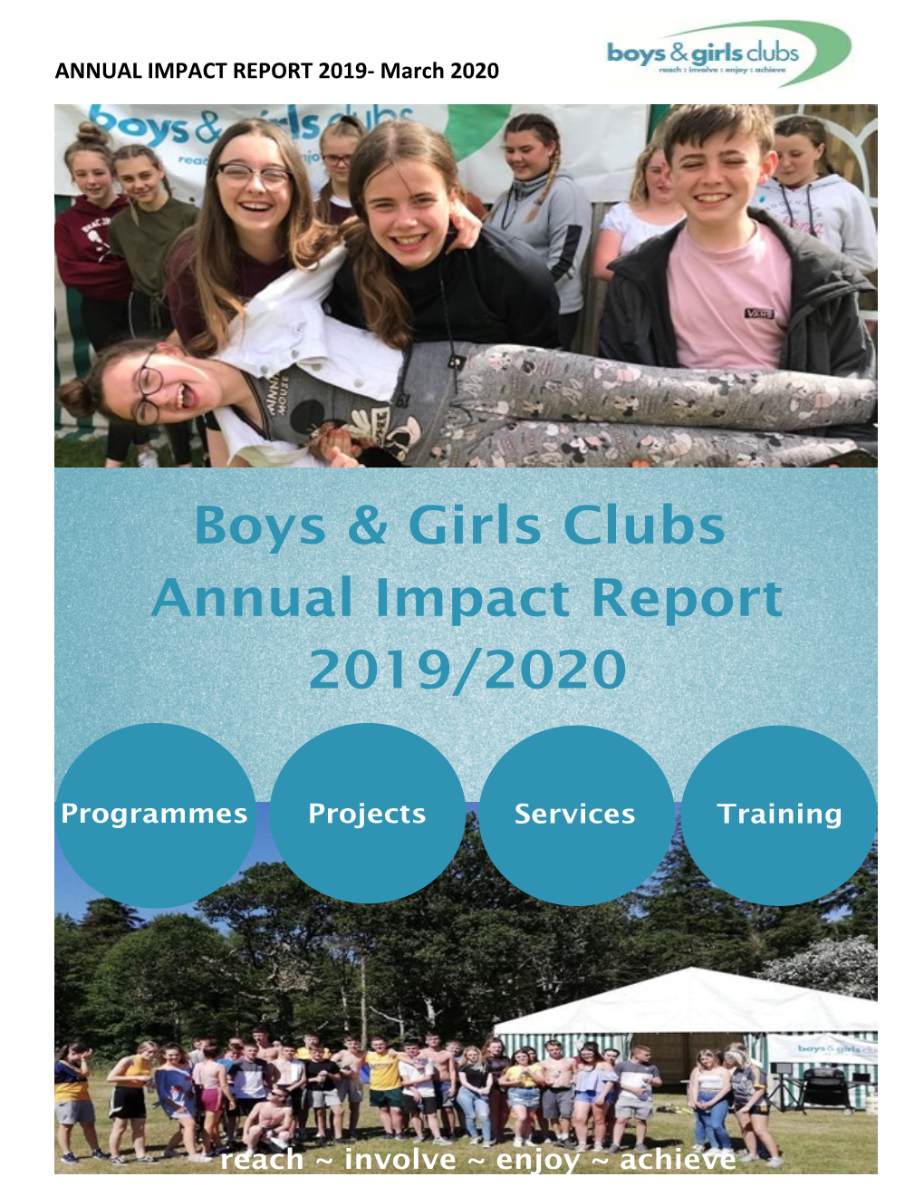 Boys & Girls Clubs Annual Impact Report 2019/2020