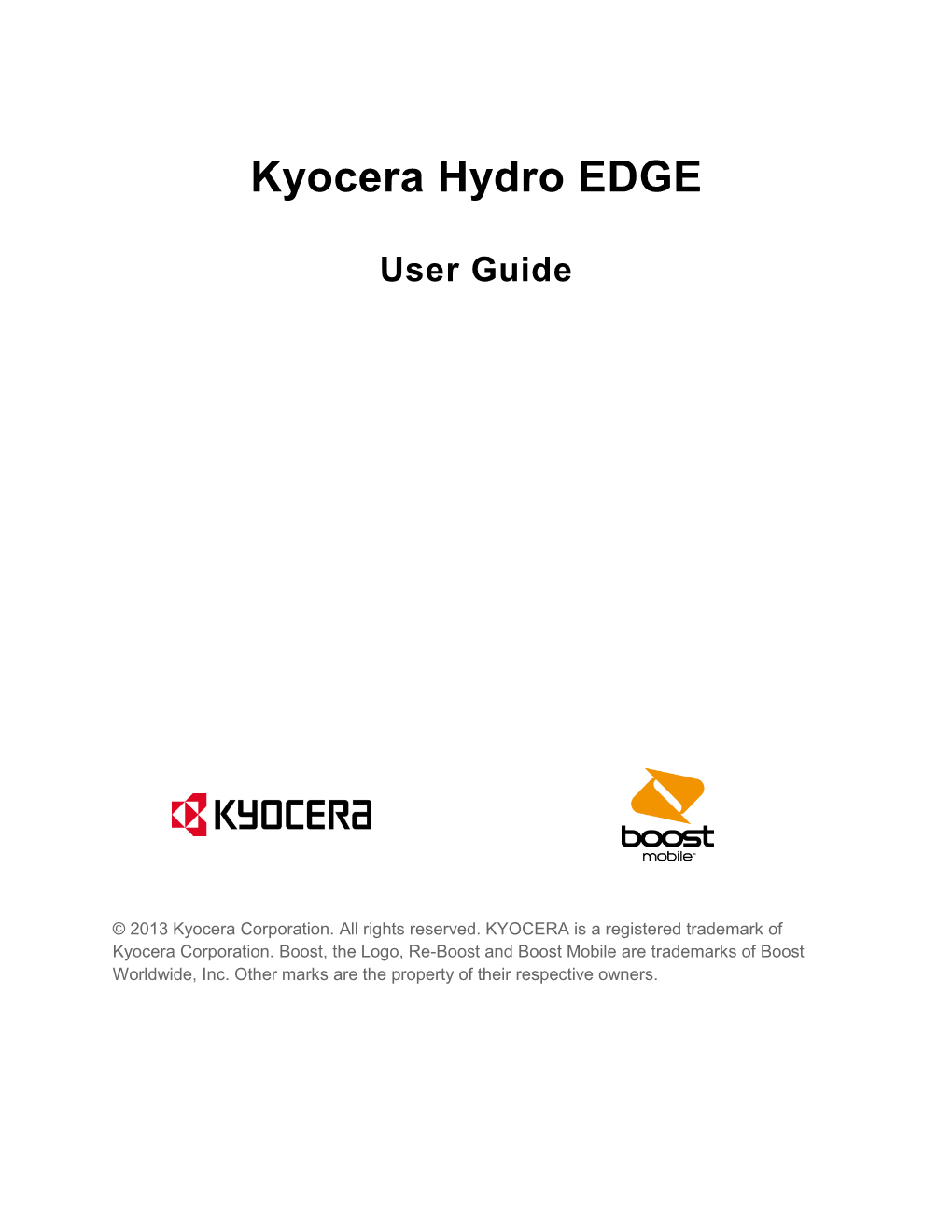 Kyocera Hydro EDGE