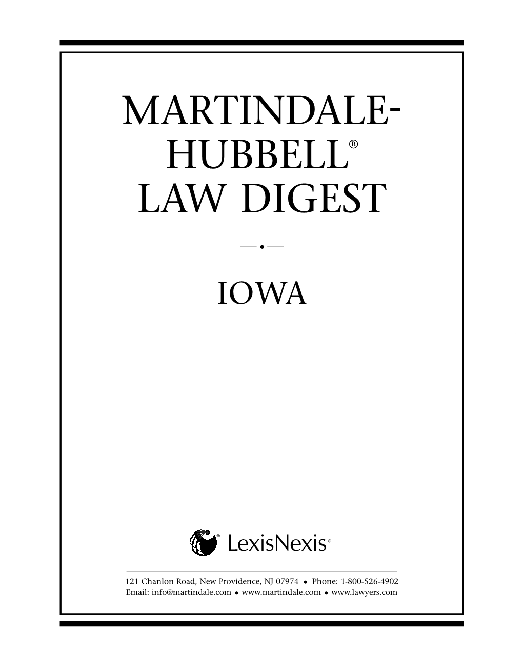 Martindale- Hubbell® Law Digest