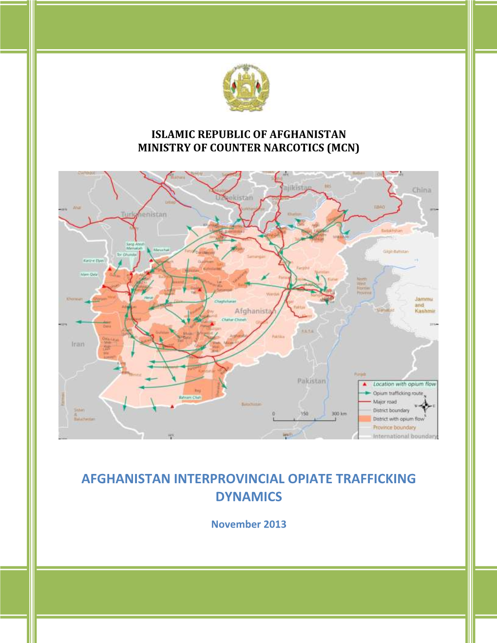 Opiate Flows, 231 Interviews Were Conducted with Officials and Key Informants