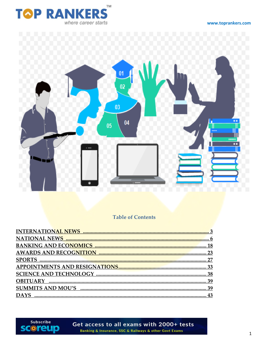 Table of Contents INTERNATIONAL NEWS