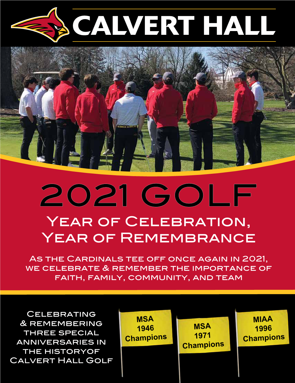 2021 GOLF Year of Celebration, Year of Remembrance