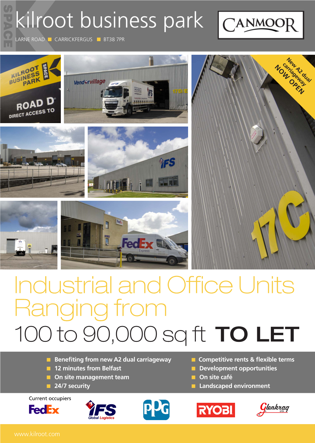 Kilroot Business Park LARNE ROAD ■ CARRICKFERGUS ■ BT38 7PR