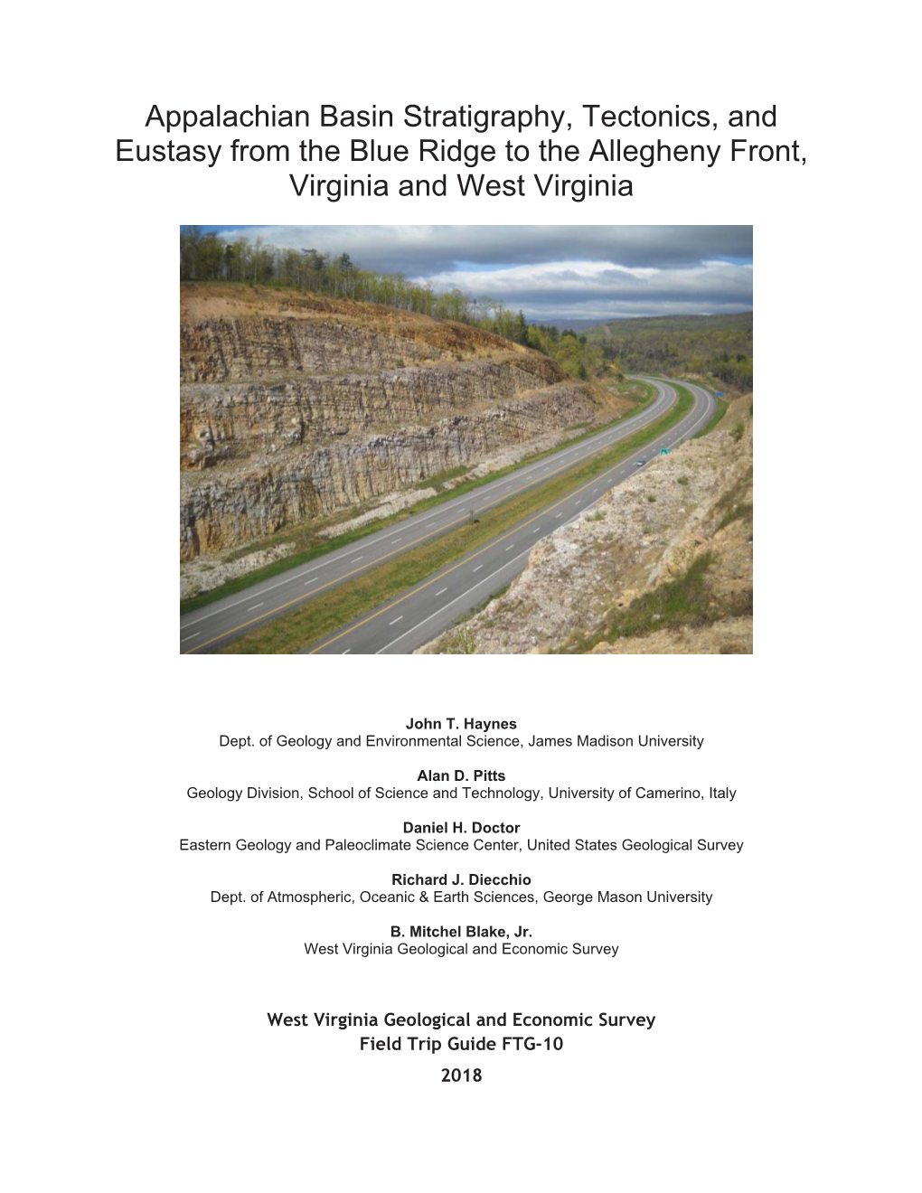 Appalachian Basin Stratigraphy, Tectonics, and Eustasy from the Blue Ridge to the Allegheny Front, Virginia and West Virginia