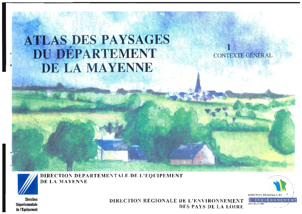 Direction Departementale De L'equipement De La Mayenne Direction Regionale De L'environnement Des Pays De La Loire