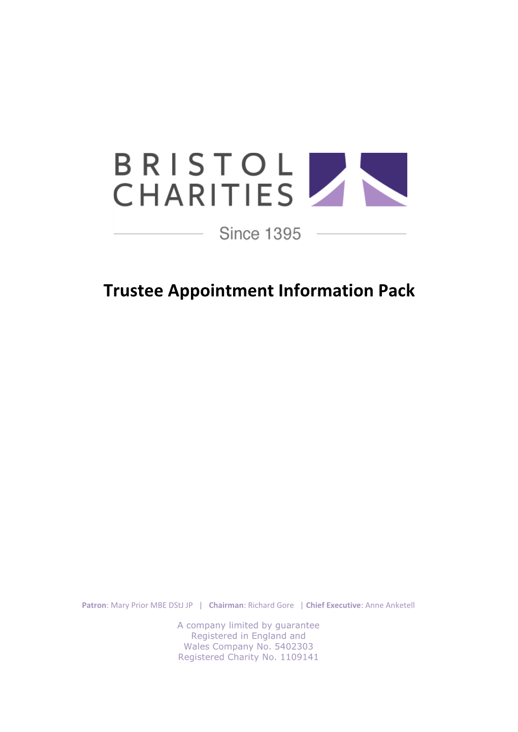 Trustee Appointment Information Pack