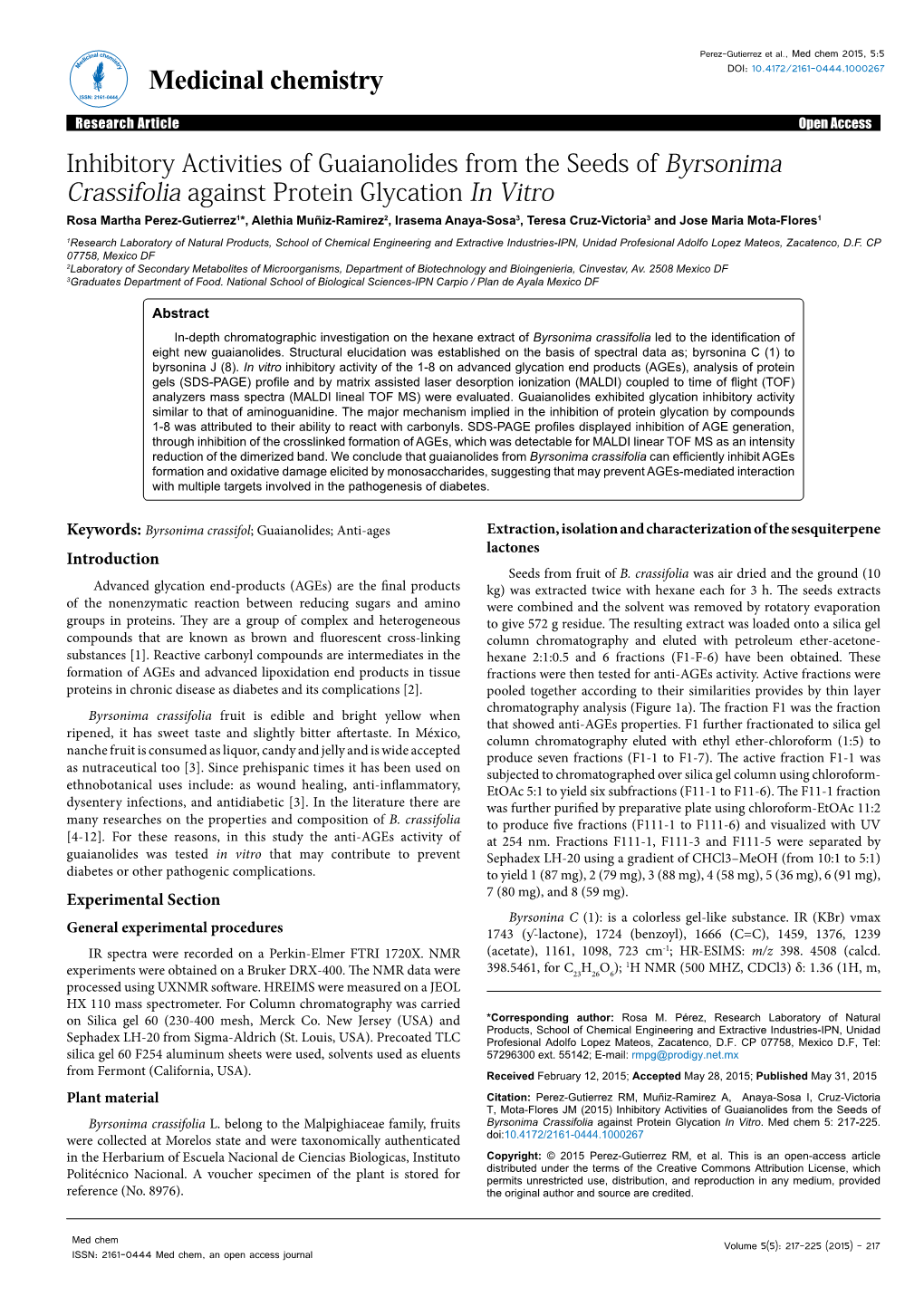 Inhibitory Activities of Guaianolides from the Seeds of Byrsonima