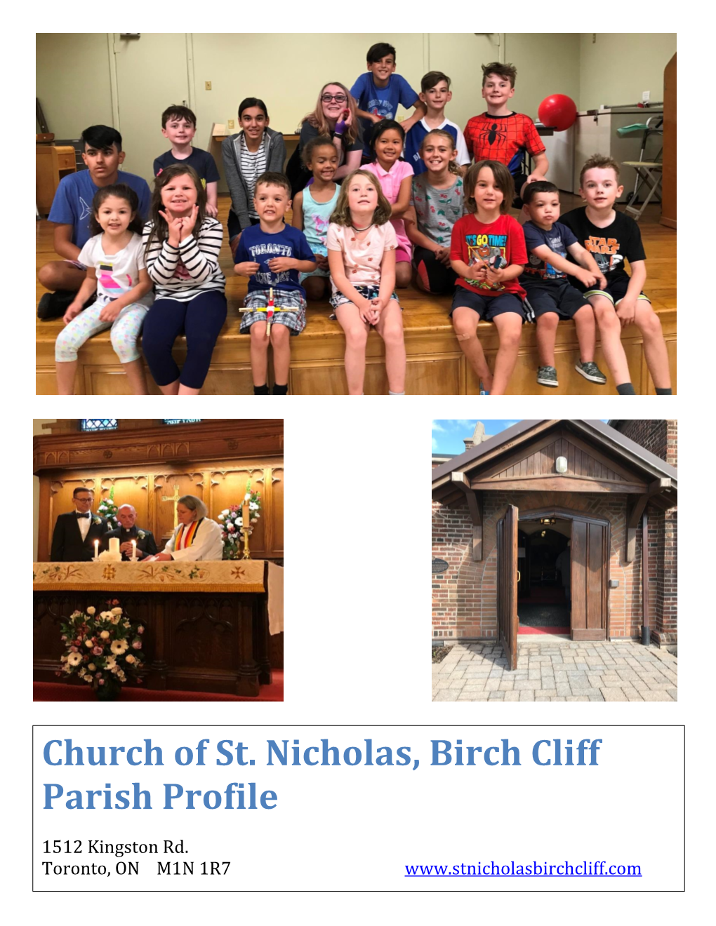 Church of St. Nicholas, Birch Cliff Parish Profile