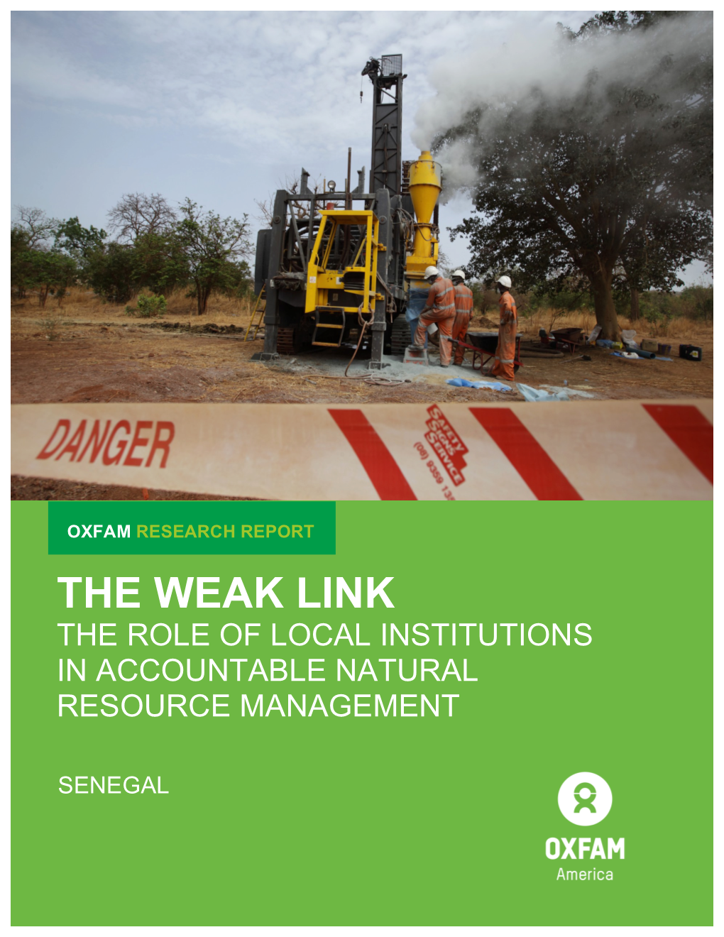 The Weak Link: the Role of Local Institutions in Accountable Natural