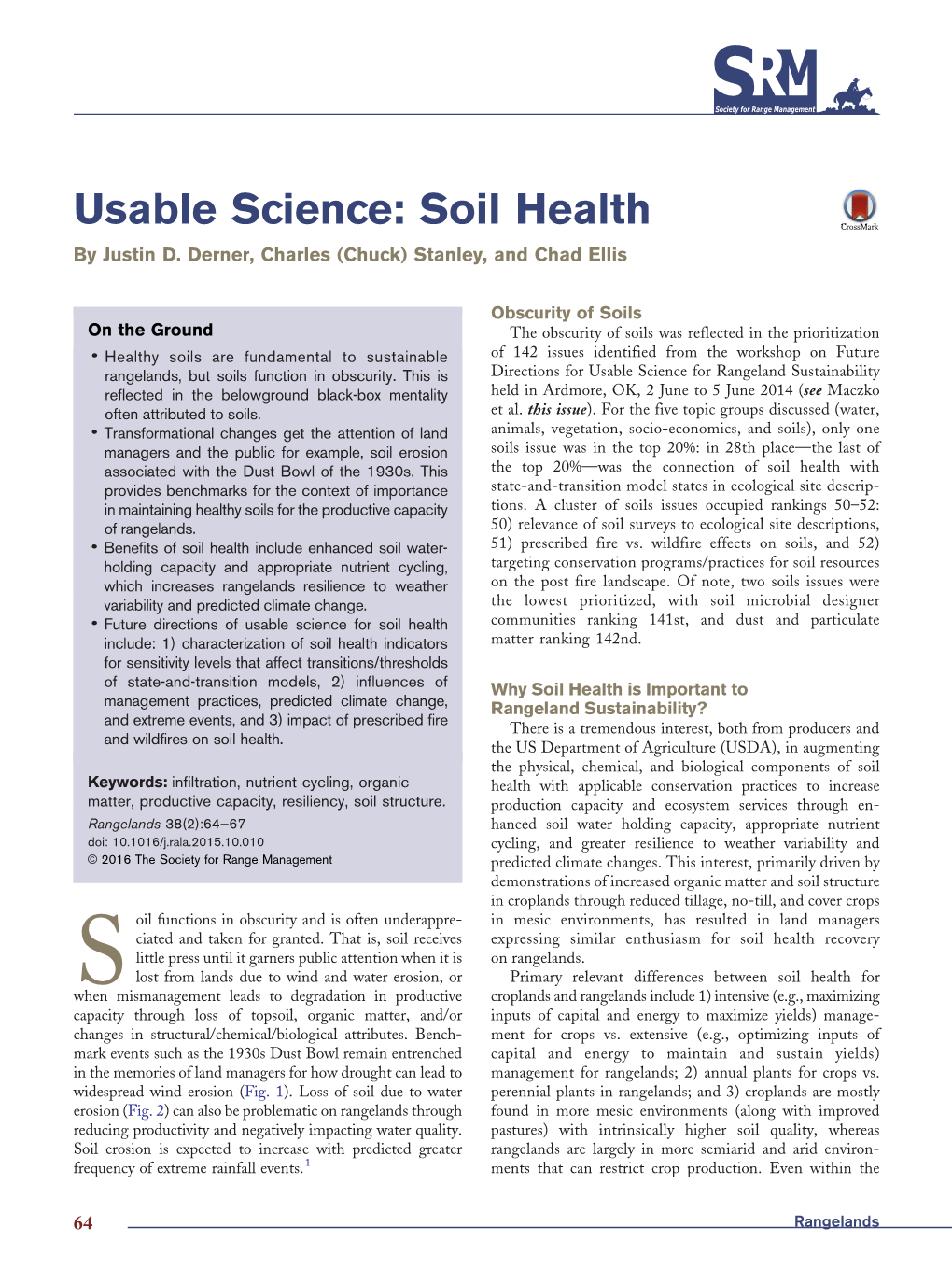 Usable Science: Soil Health by Justin D