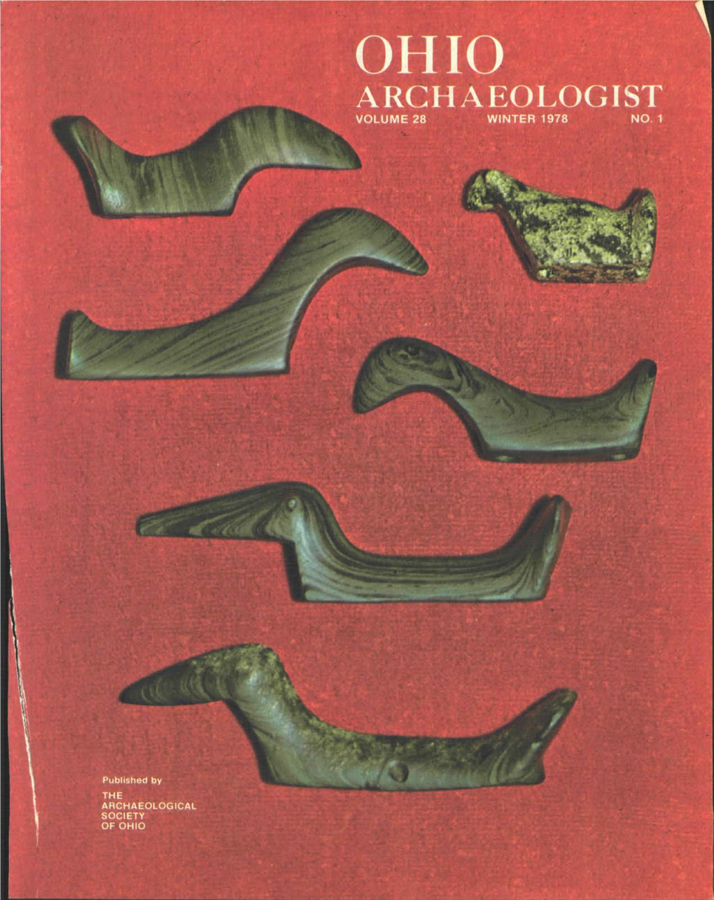 Ohio Archaeologist Volume 28 Winter 1978 No