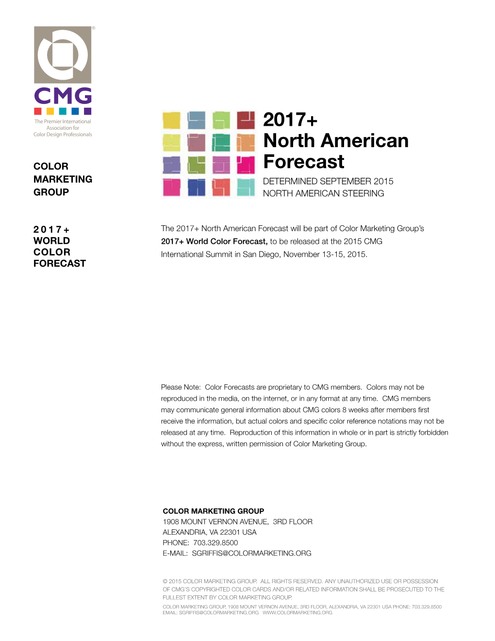 2017+ North American Forecast