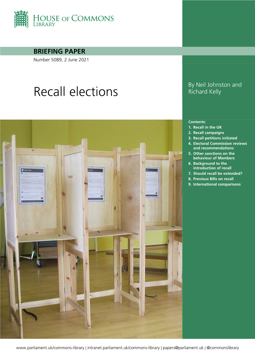 Recall Elections