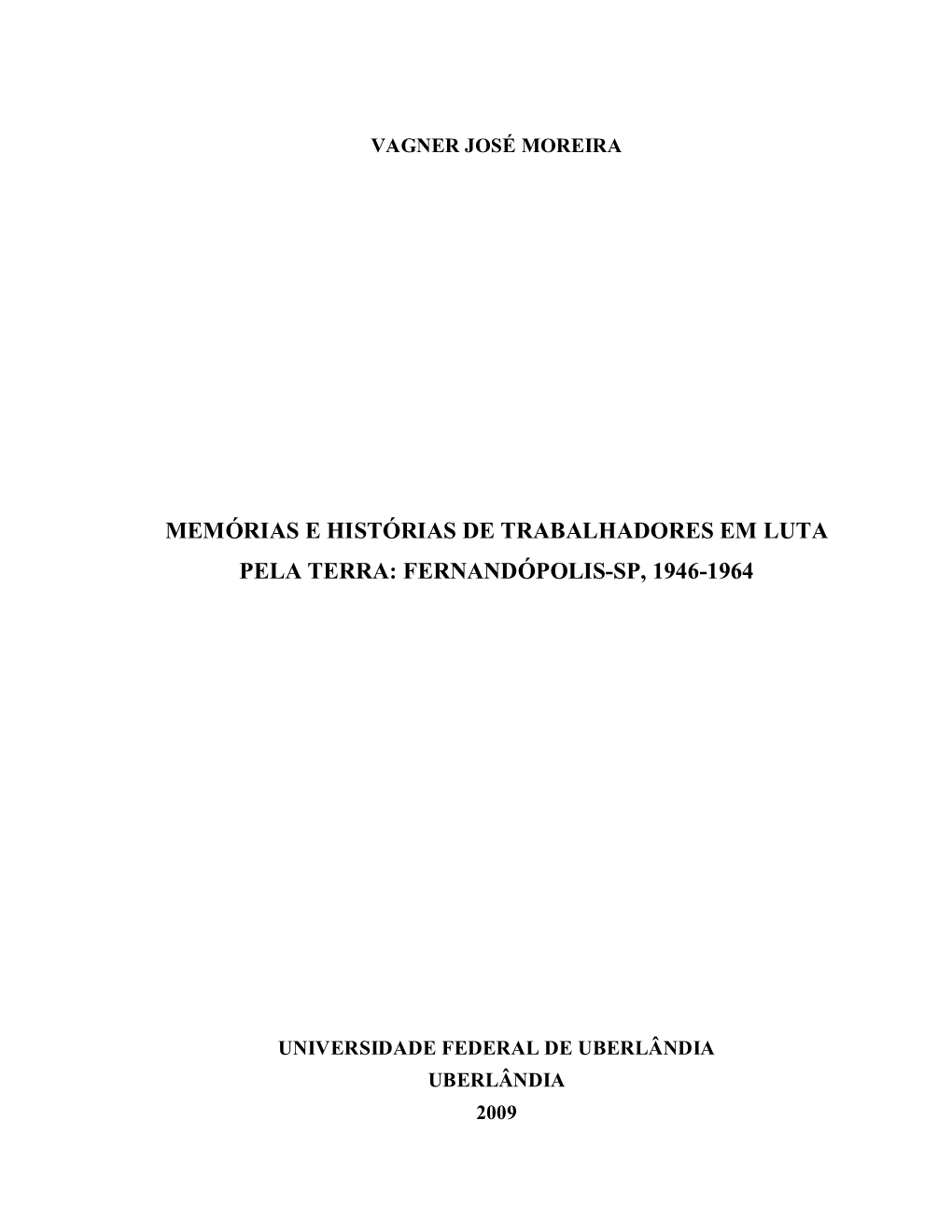 Fernandópolis-Sp, 1946-1964