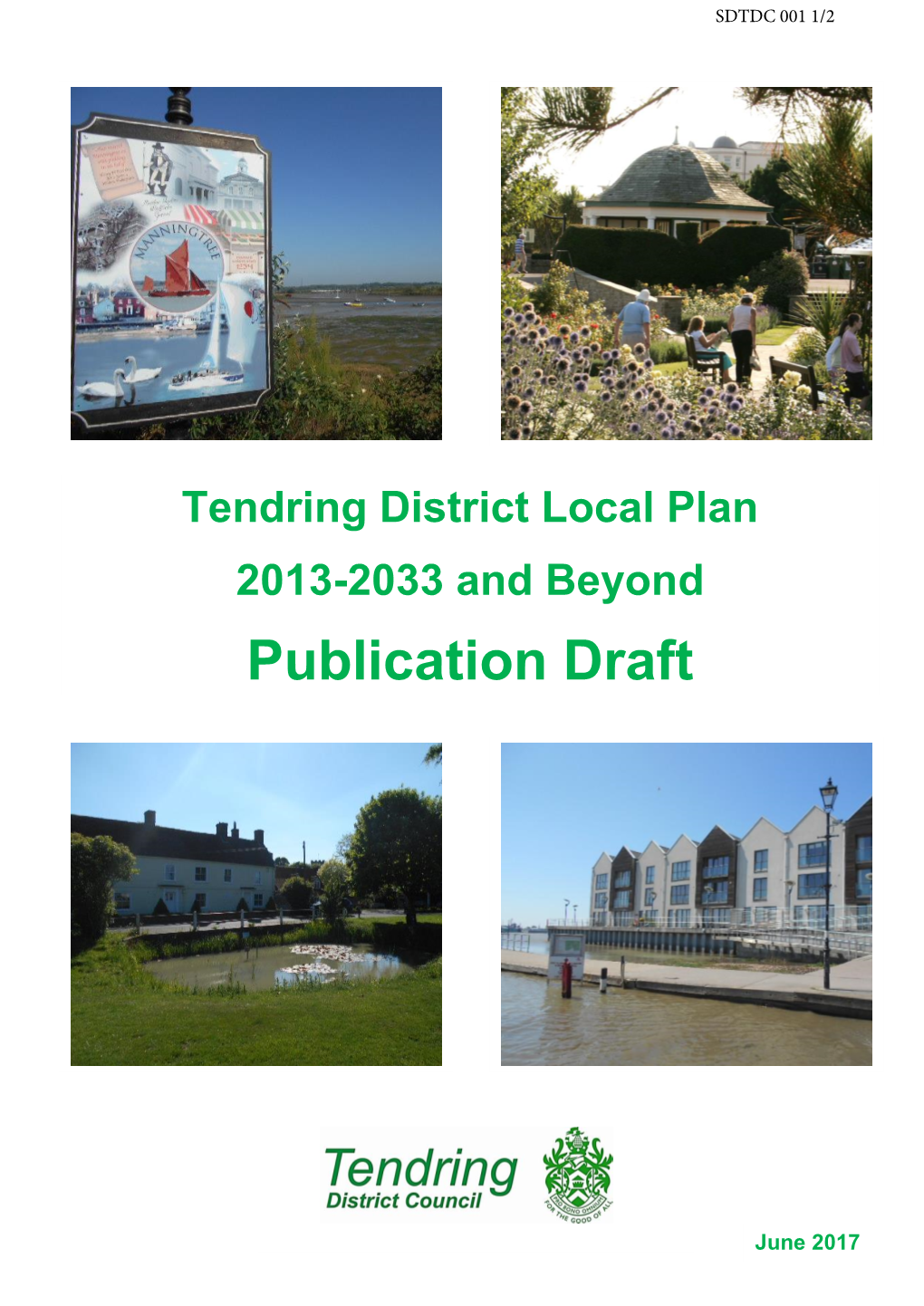 Tendring District Local Plan 2013-2033 and Beyond Publication Draft