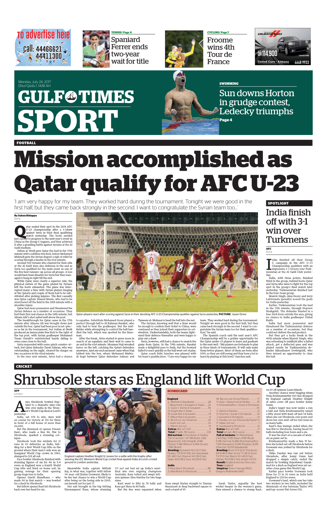 Sport Gulf Times