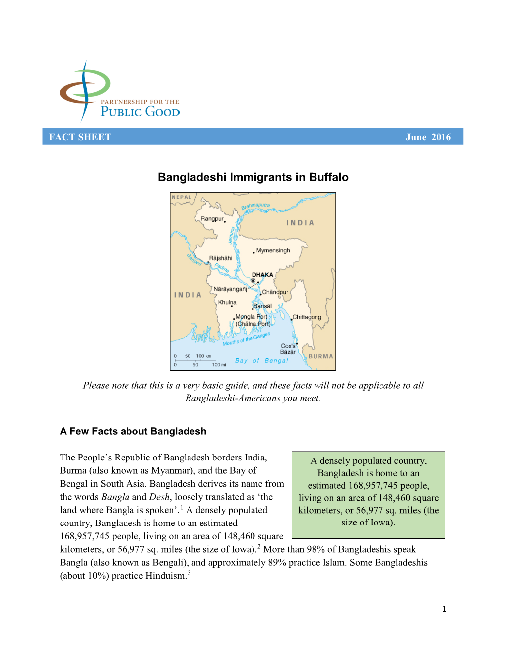 Bangladeshi Immigrants in Buffalo