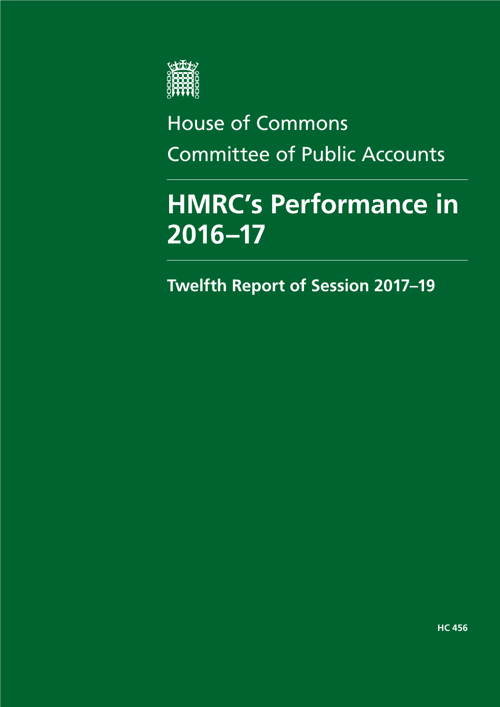 HMRC's Performance in 2016–17