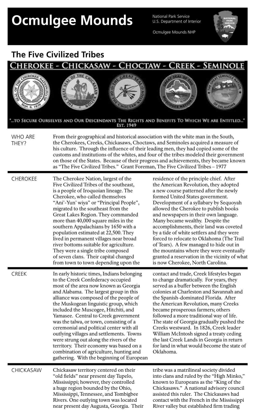 Five Civilized Tribes