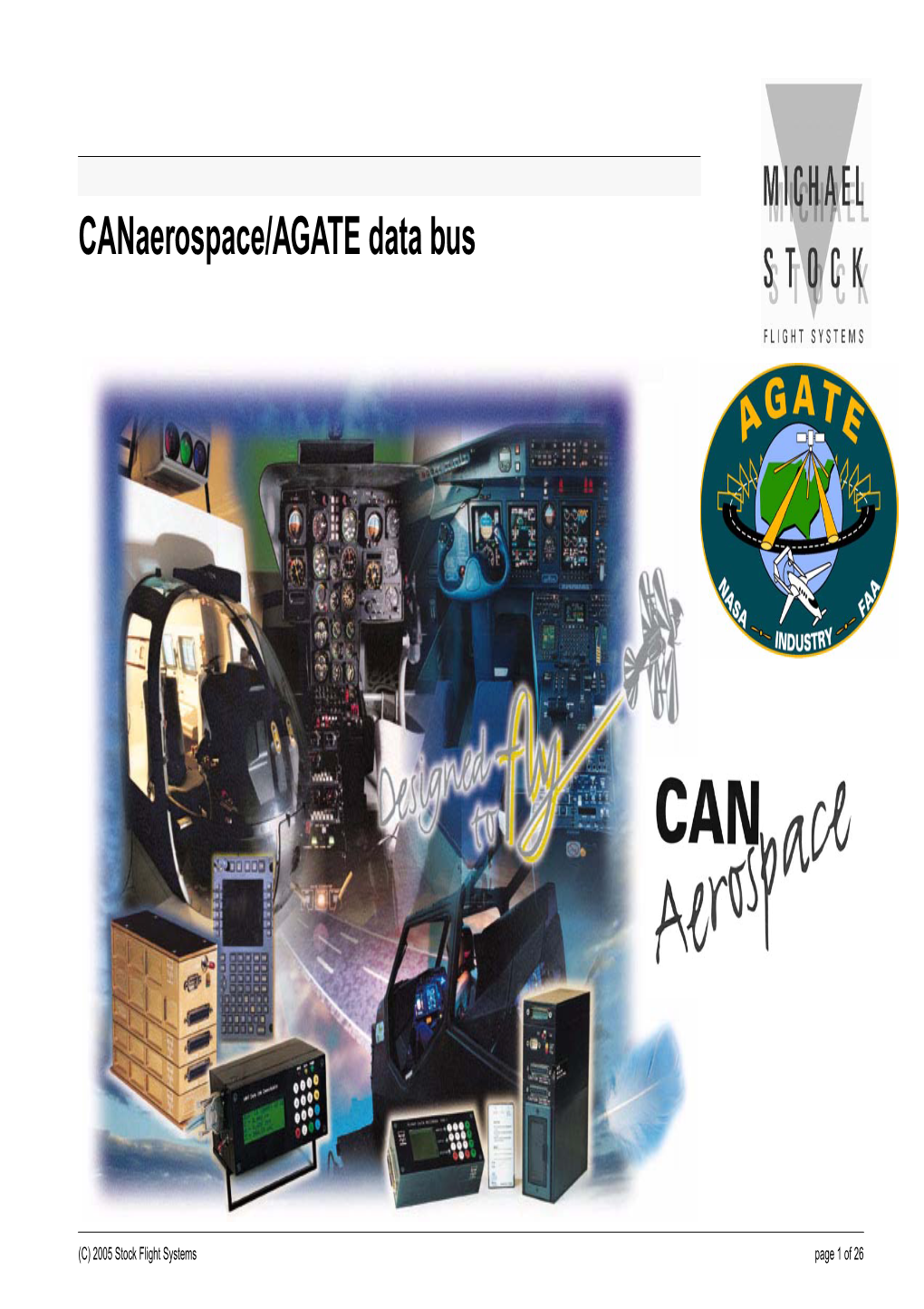 Canaerospace/AGATE Data Bus