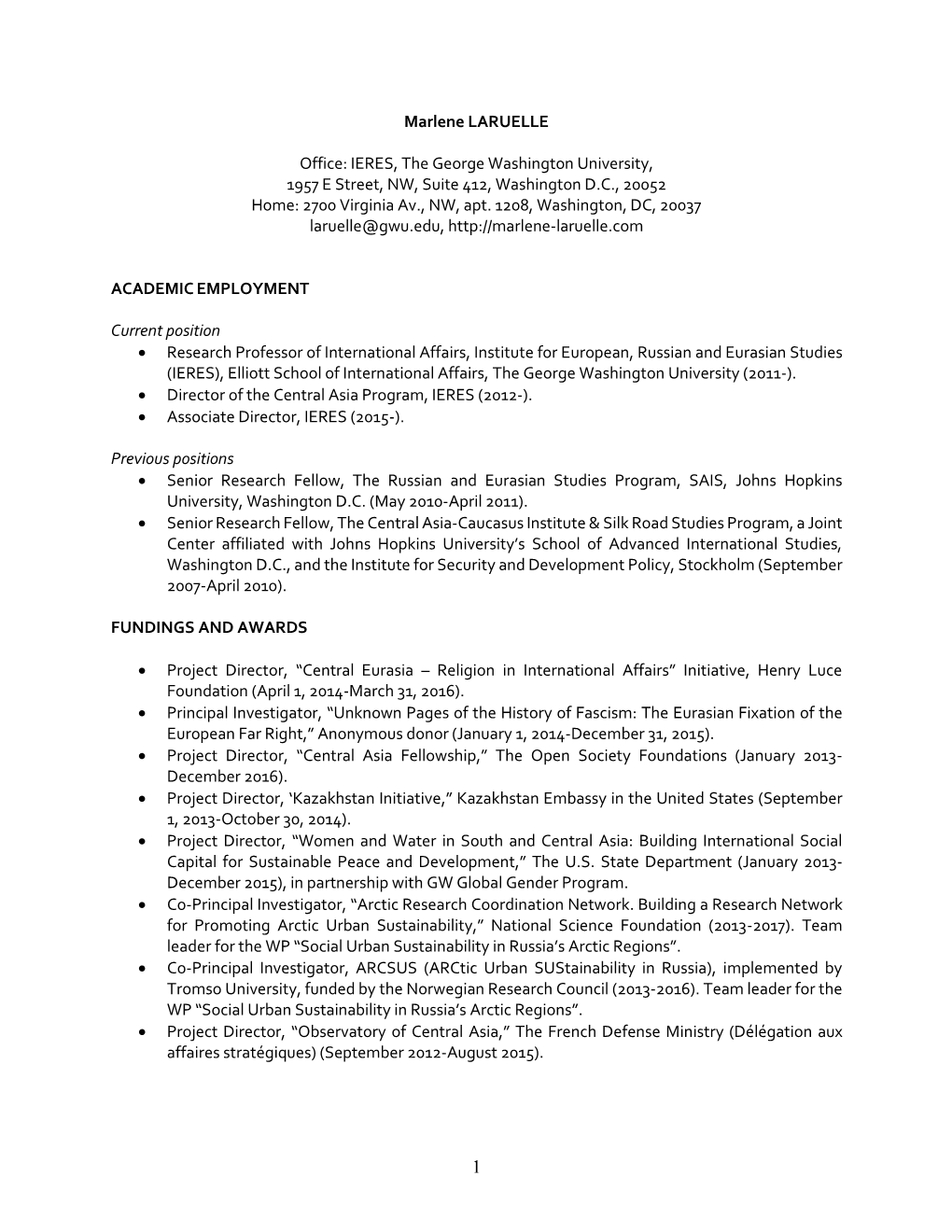 Russian Policy on Central Asia and the Role of Russian Nationalism,” Silk Road Papers, Washington, D.C.: the Central Asia-Caucasus Institute, April 2008