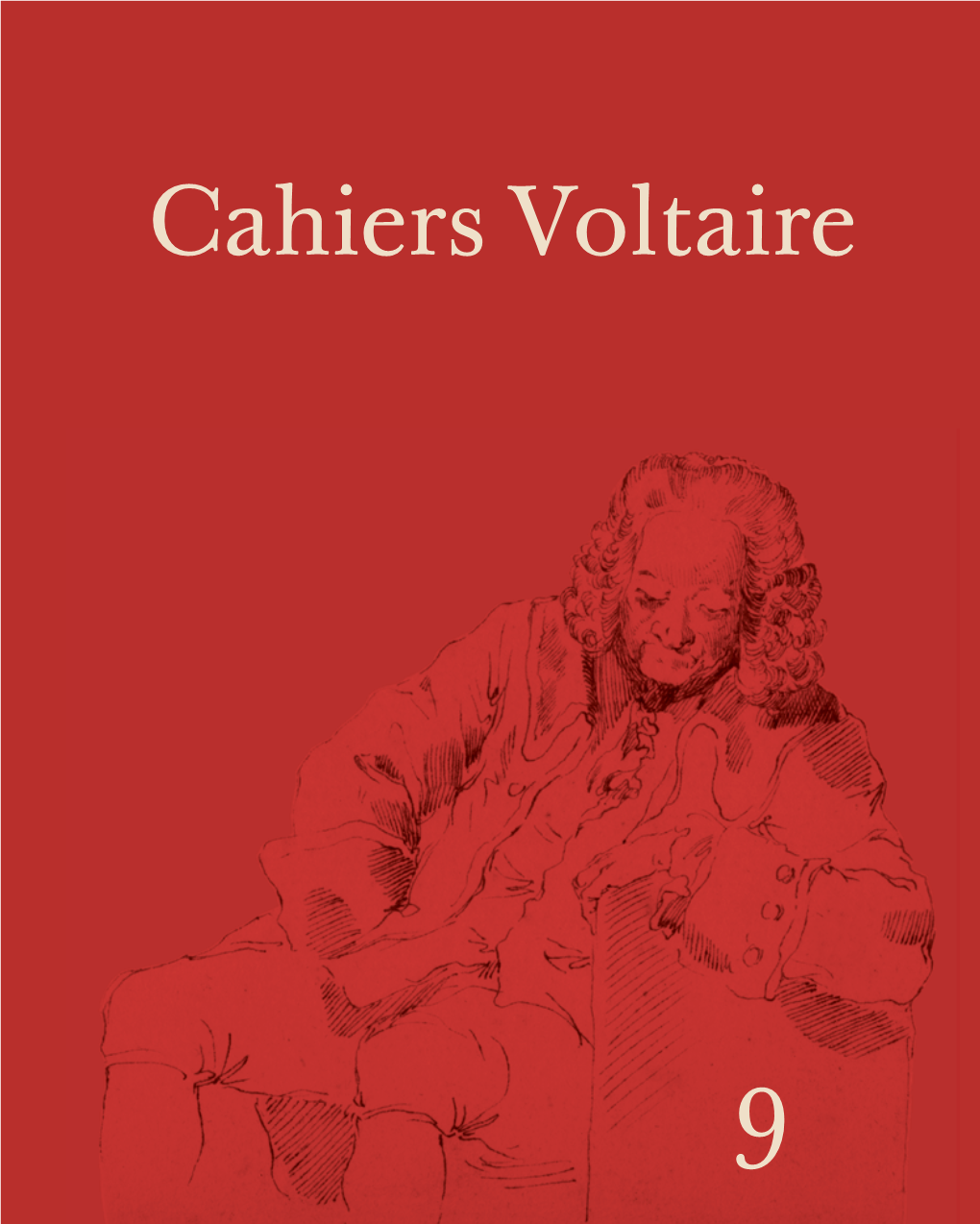 Cahiers Voltaire 9 • 2010 Abréviations Courantes Les Cahiers Voltaire, Revue Annuelle De La Société Voltaire