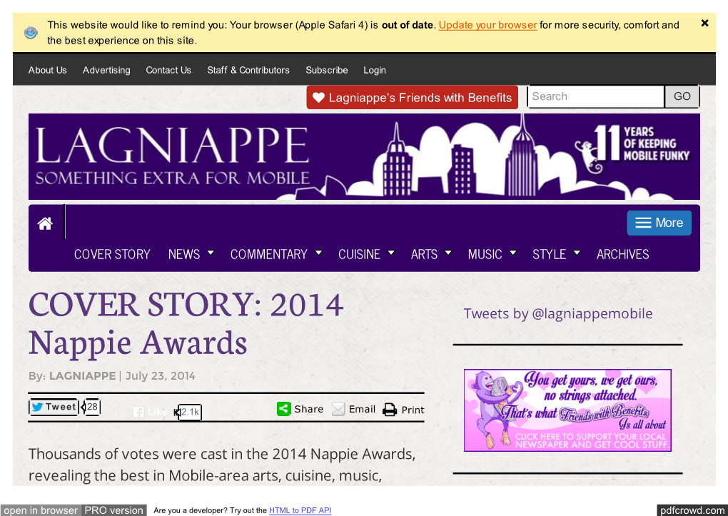 2014 Nappie Awards