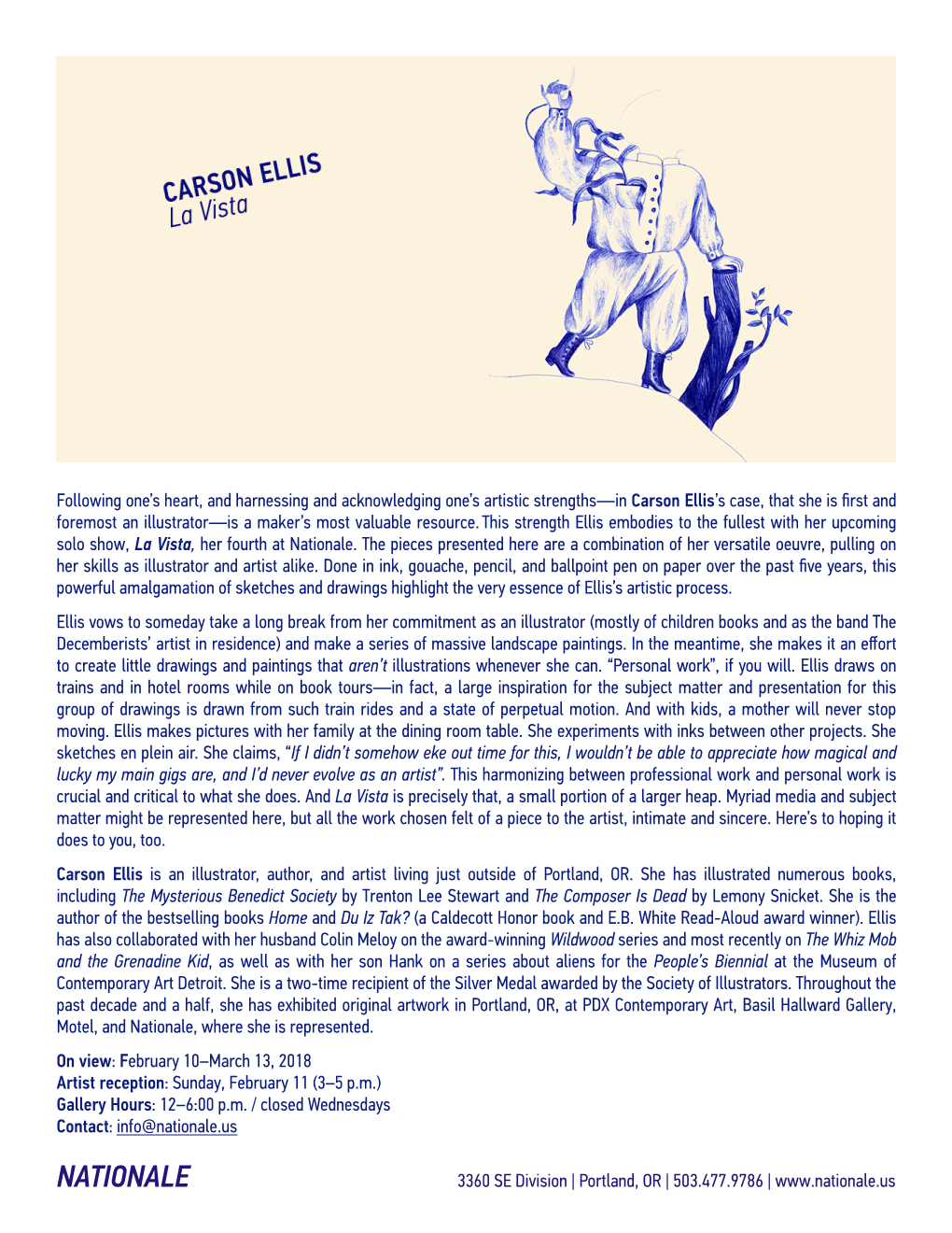 Carson Ellis Release 2018
