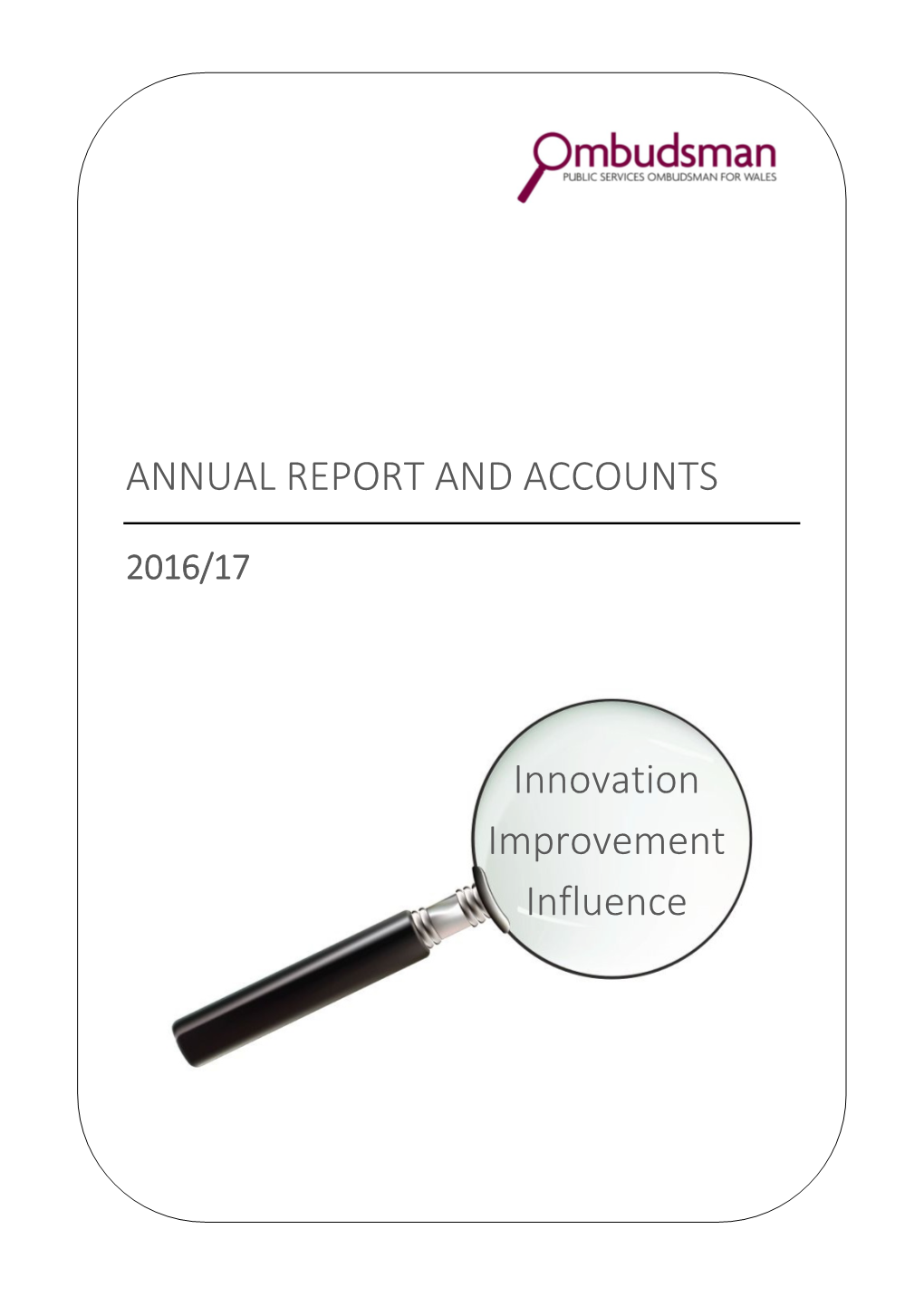 Annual Report and Accounts 2016-17