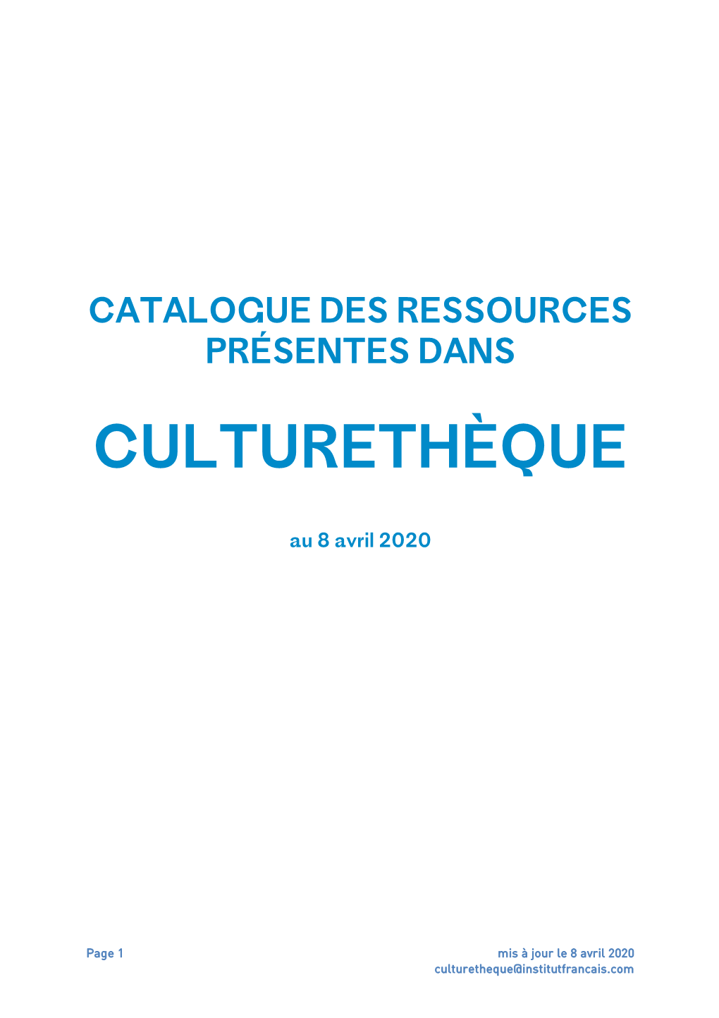 Culturethèque