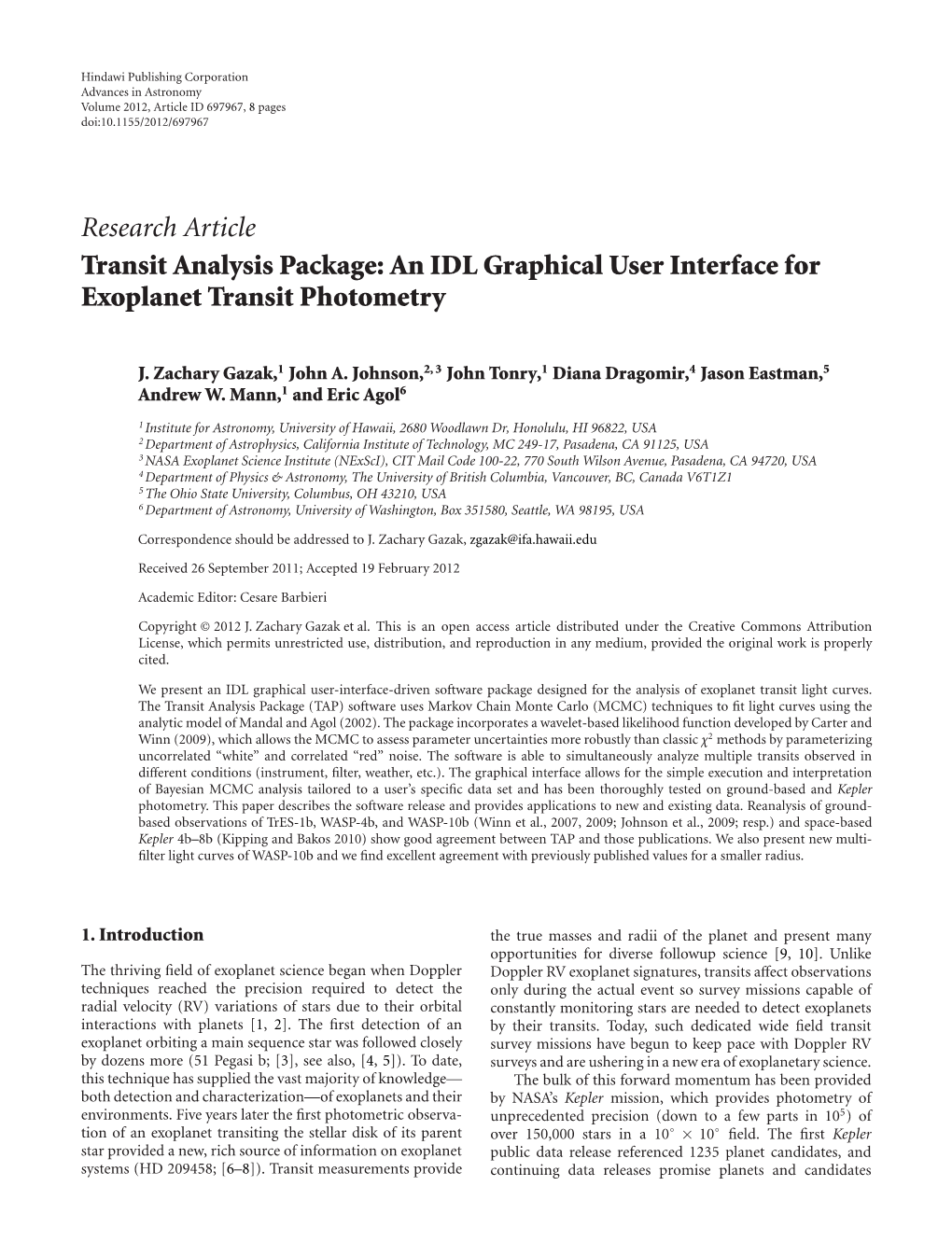 An IDL Graphical User Interface for Exoplanet Transit Photometry