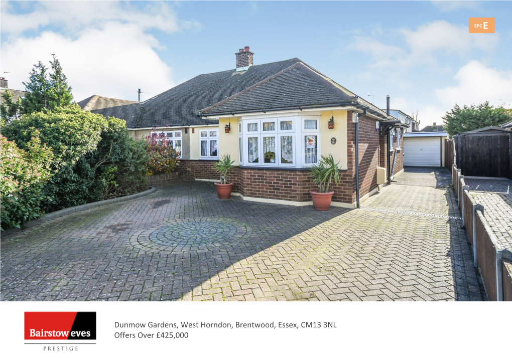 Dunmow Gardens, West Horndon, Brentwood, Essex, CM13 3NL Offers Over £425,000